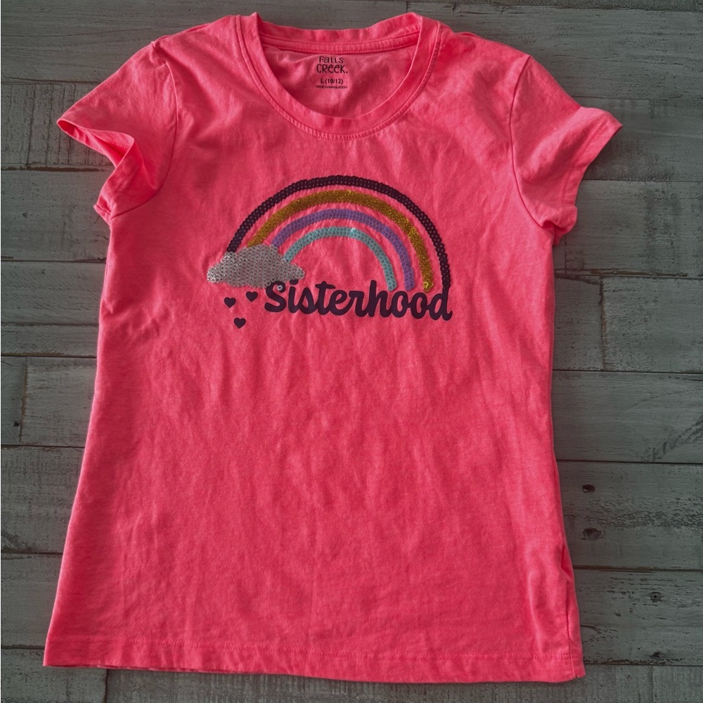Falls Creek Pink 'Sisterhood' Kids T-Shirt